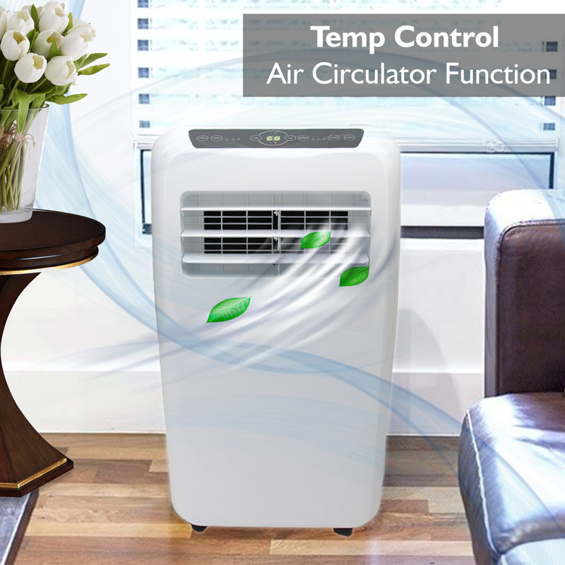 SereneLife 10000 BTU Portable Air Conditioner for 325 Square Feet with Heater and Remote Included