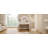 39" Makeup Vanity Table with Mirror Touch Screen Lighted Mirror, Dressing Table with Drawer for Bedroom, White-310761458