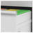 2-Drawer Lateral Metal File Cabinet with Lock, White Steel Office Filing Unit