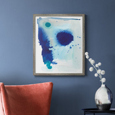 Spare Blue II Premium Framed Canvas - Ready to Hang