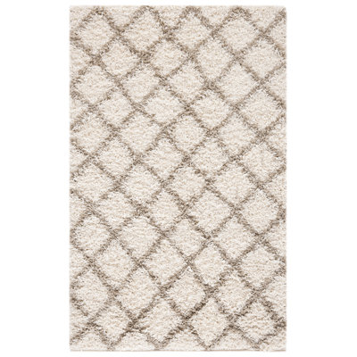 Lapidge Geometric Ivory Area Rug
