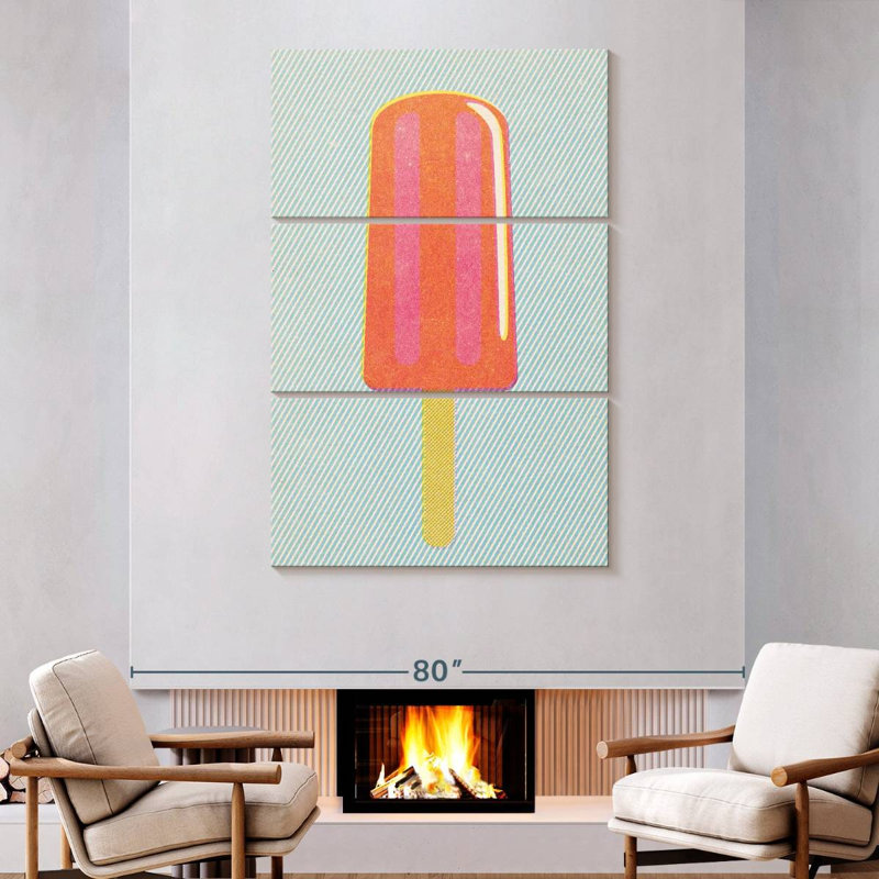 Yarlin Popsicle, 74" H x 48" W