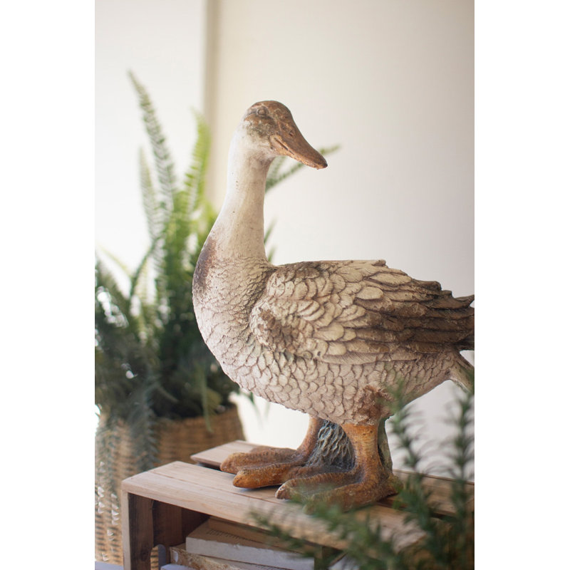 Tête de canard en faux béton 17,5 po H