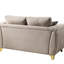 Causeuse en tissu Leena
