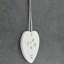 Let It Snow Heart Shaped Ceramic Ornament