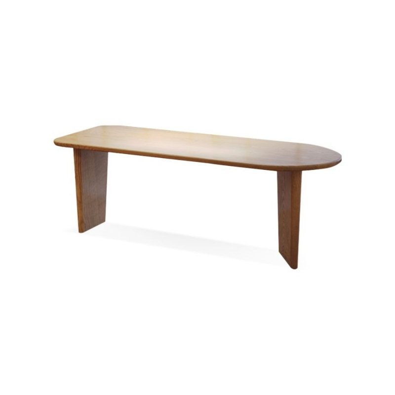 Bureau en bois massif Burlywood, 29.53" H x 70.87" W x 23.62" D