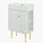 21.6'' Single Bathroom Vanity with Ceramic Top