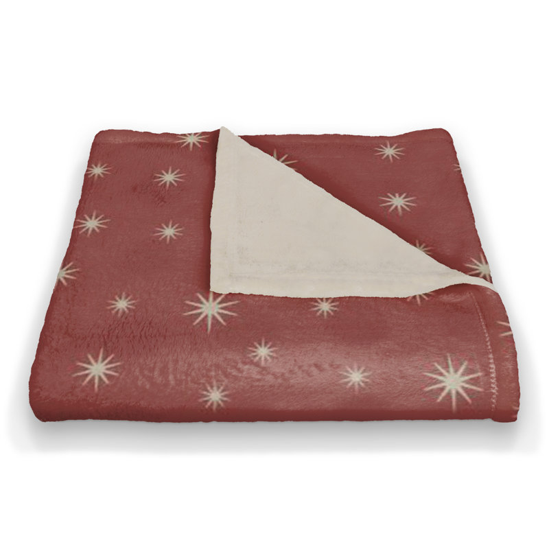 Hand Woven Throw Blanket, Red