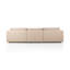 Canapé modulaire 3 pièces Ingel - 130 po - Taupe Anvers-120796649