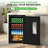 Nutrichef 108-Can Beer Fridge Cooler With Glass Door And Digital Temperature Control For Chilling Beers And Sodas (Black)