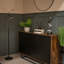 140cm Matte Black Novelty Floor Lamp