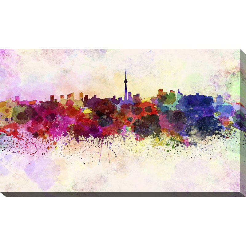 Toronto, impression sur toile tendue, H 36 po x l 60 po x P 1,5 po