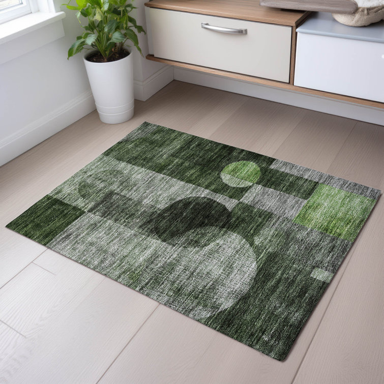 Premium Machine Washable Konopka AMF1114 Geometric Rug
