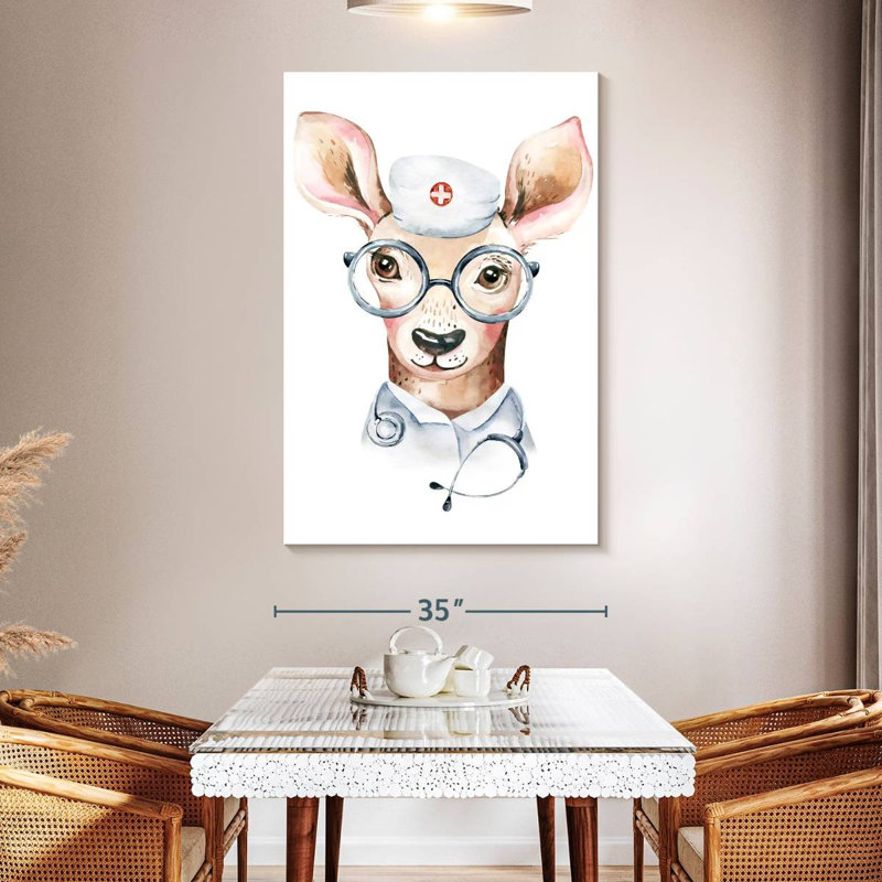 Ketti Doctor Deer, 51" H x 34" W