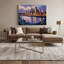 Art mural sur toile avec villes mauves, Nashville-1861580572