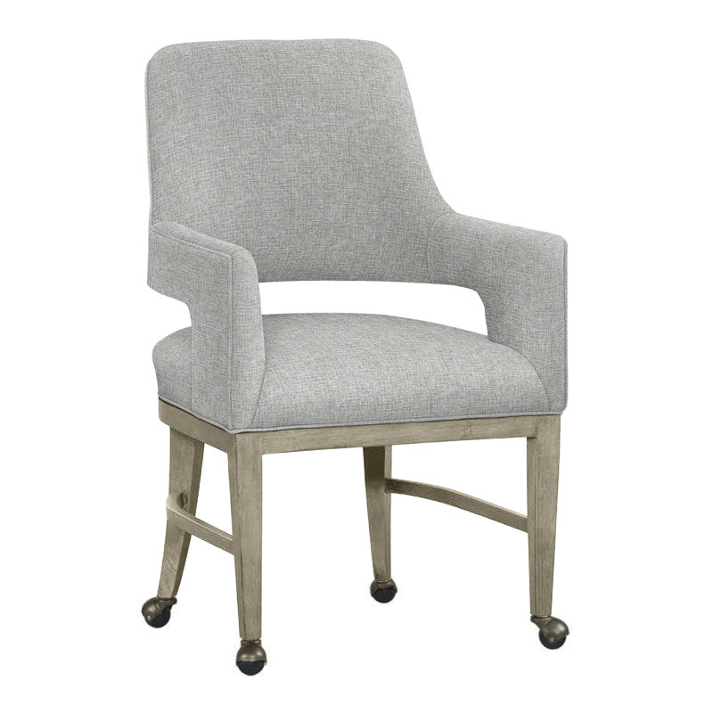 Josie Arm Chair, Almond Buff, Pewter (9953 65)