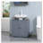 Under Sink Bathroom Cabinet with Space-Saving U-Shape & Adjustable Shelf