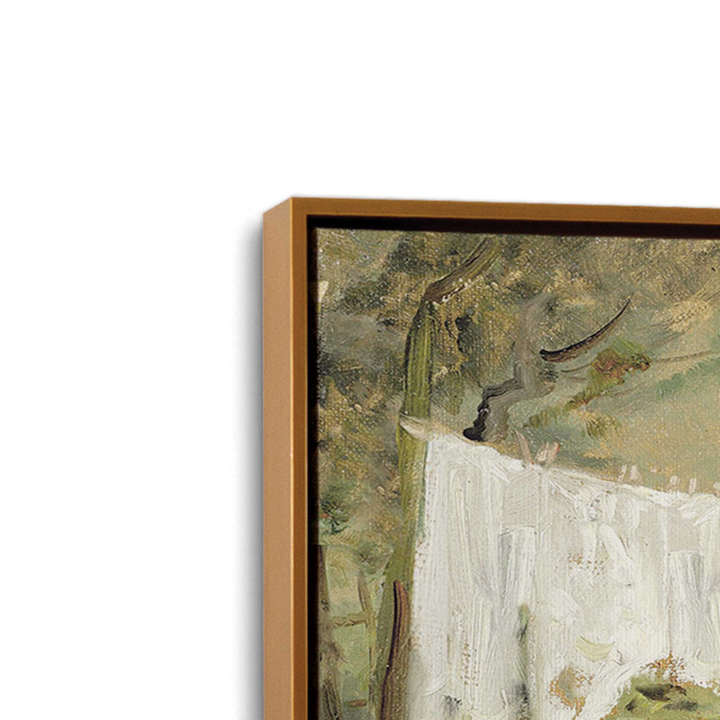 «Laundry Day I» par lettres et doublure imprimée à la machine, H 12 po x l 18 po, Doré
