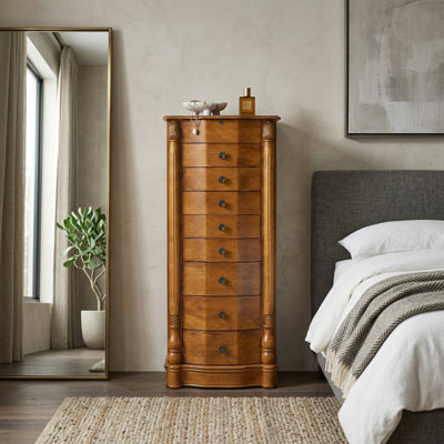 Armoire à bijoux avec miroir Zakhar