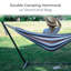 Hamac de camping double Julio avec support-33366733