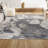 Clodovea Abstract Marbled Modern Gray/Cream Rug-69805832