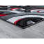 Tapis rouge / gris à motif cachemire Zabala-2081072285