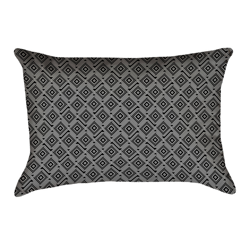 Coussin Katelyn Elizabeth, Polyester, Gris