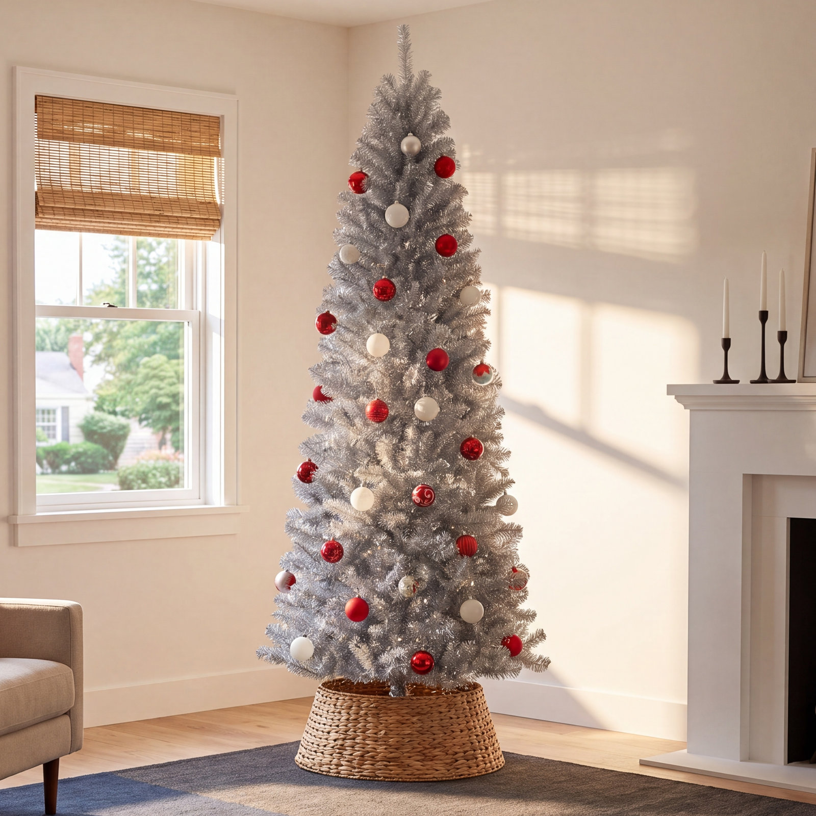 Slender Pine Christmas Tree, 7.5 ft