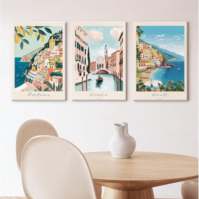 3 Piece Wrapped Canvas Print