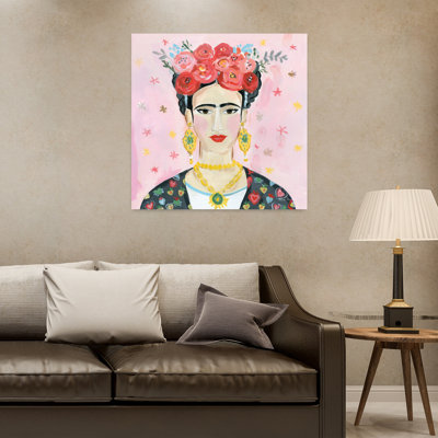 Contemporary Homage To Frida Shoulders With Black Faces Art