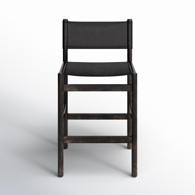Kena Stool-Sonoma Black-Counter, Bar Stool (30.5" Seat Height), Black, Black