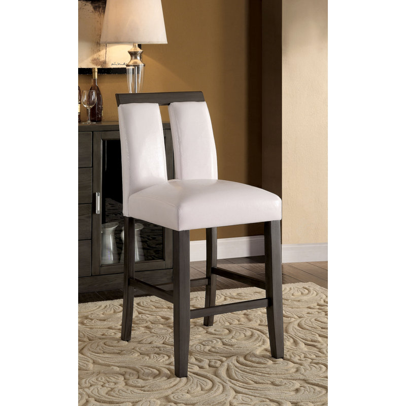 Chaise d'appoint rembourrée Mendosa, Noir