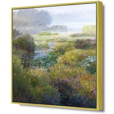 Still Waters And Marsh Bloom Print