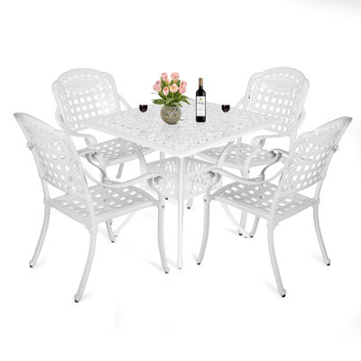 4 - Person Patio Dining Set with Square Table