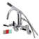 Kaiser Triple Handle Wall Mounted Clawfoot Tub Faucet with Diverter and Handshower