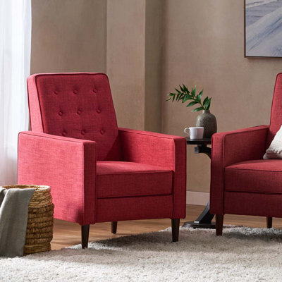 Canapé inclinable en tissu Mid-Century