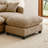 Chenille Ottoman For Living Room-70019788