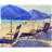 Beach Chairs Coastal Duvet Cover