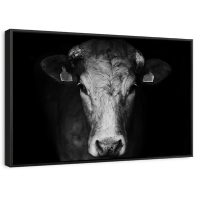 «Pondering Cow», reproduction sur toile