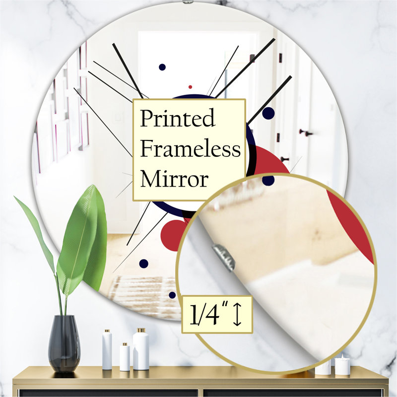 Mirror, 31.5" H x 31.5" W