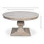 Kelso Equestrian Round Oak Pedestal Dining Table-1681863549-1681863550