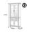 Vintage Style Multi-Storage Bookcase