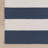 Banks Stripe Navy Handwoven Indoor/Outdoor Rug-112748327