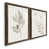 Papier, cadre noyer