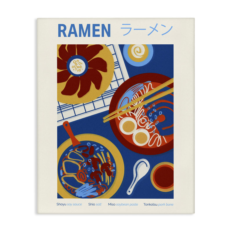 Table de placement Ramen, par Victoria Barnes, H 30 po x l 24 po