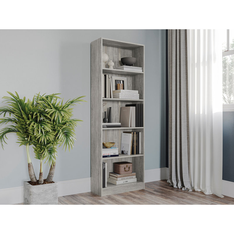 Bibliothèque standard Myleene, (5 tablettes) H 66,5 po x l 22 po x P 9 po
