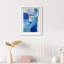 Blue Resonance II Shadowbox Abstract Print by Oliver Gal, Black Frame, 10 x 15-1391168340-1391168342