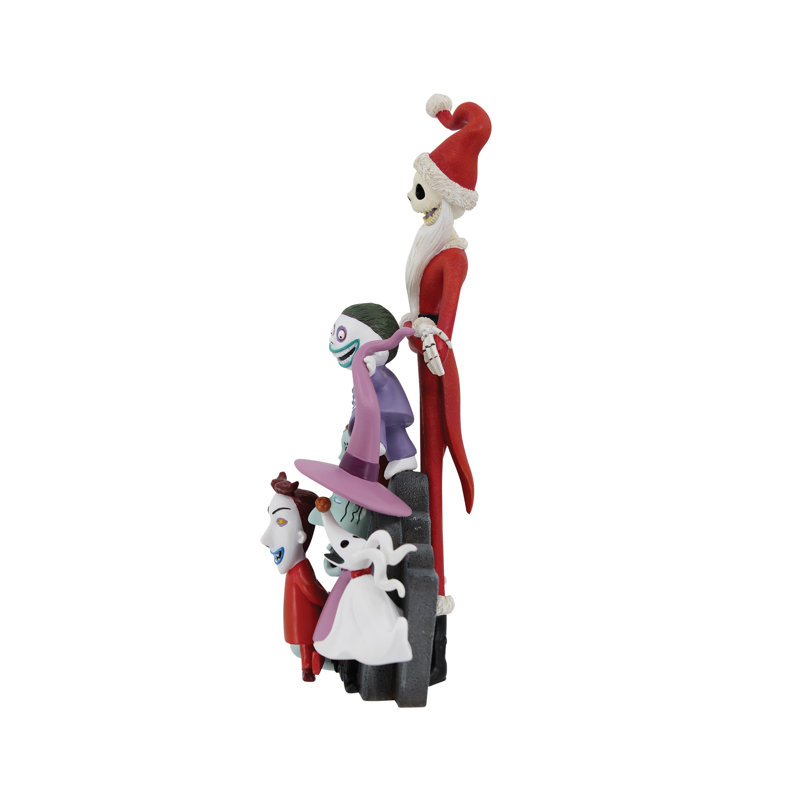 Disney Nightmare Before Christmas Character Tree Figurine 9in H