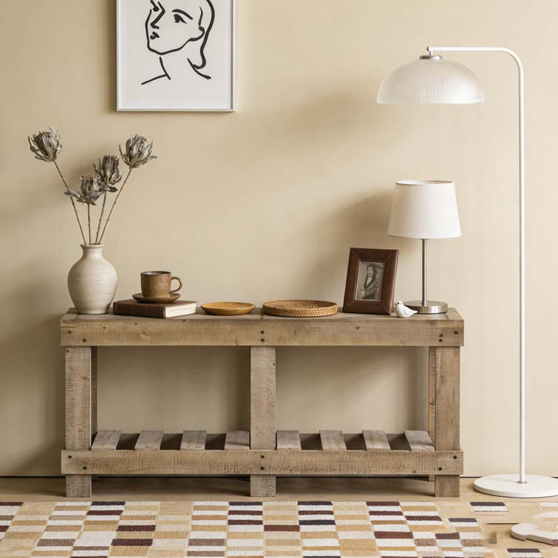 Table d'entrée 62,9 "Vintage, Naturel