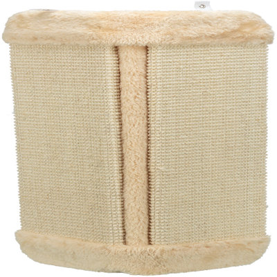 TRIXIE Wall Mount Scratching Board for Corners, Vertical Scratching Mat for Small Places, Sisal Cat Scratcher